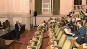 Audience for Helena Pereira's Masterclass at the ISA