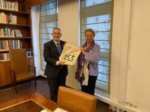 FUNDECIT Director General, Mário Fresta and FCT President, Madalena Alves