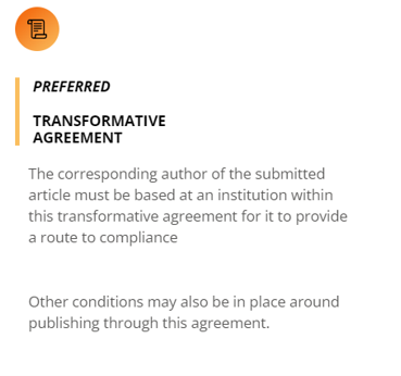 Transformative Agreement