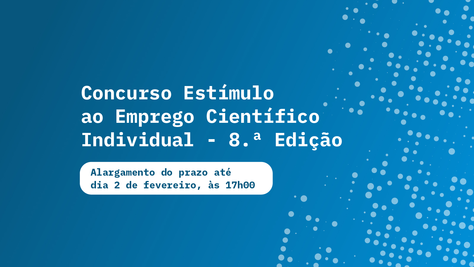 Imagem alusiva ao Concurso Estímulo ao Emprego Científico Individual