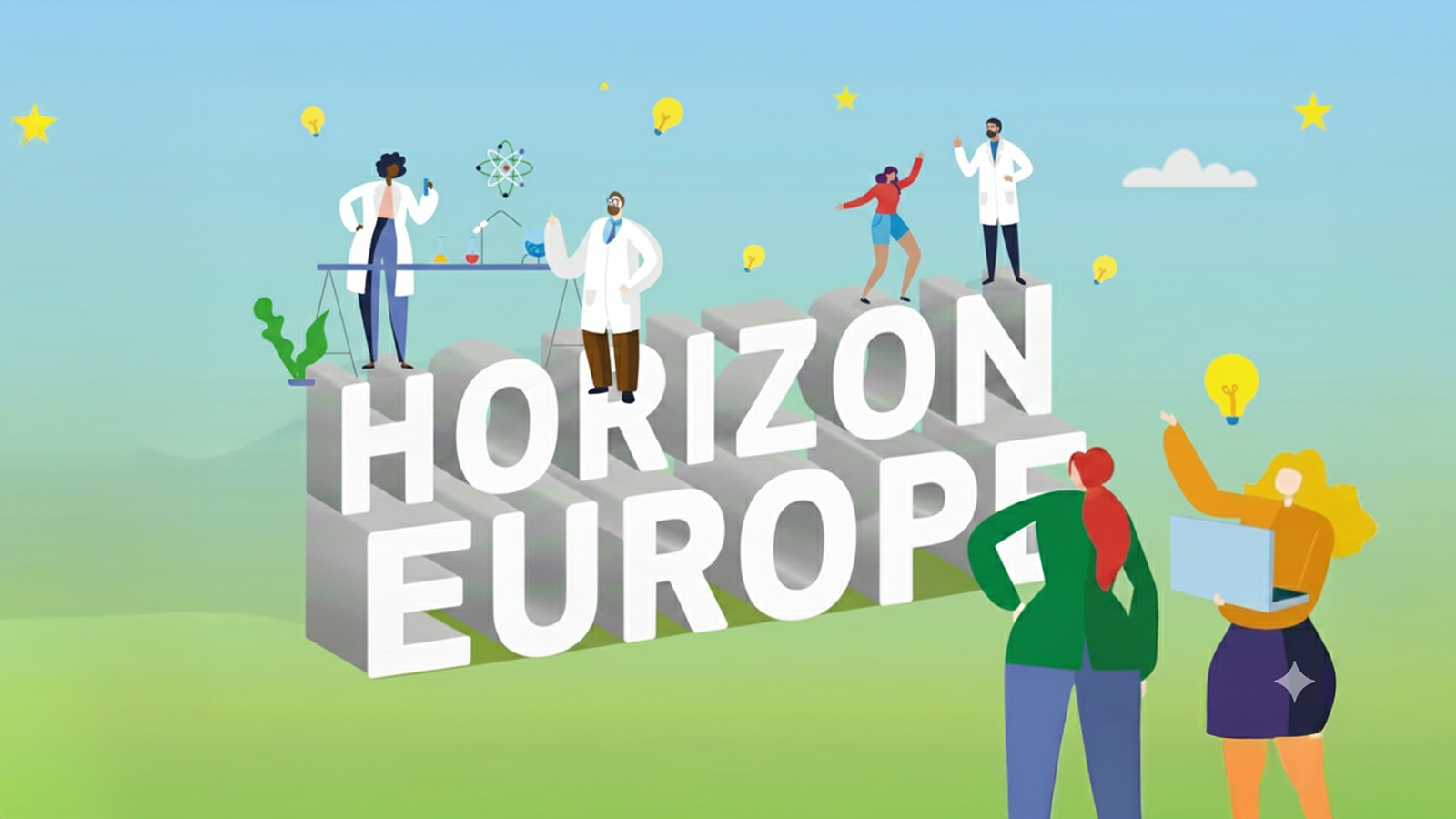 Image alluding to Horizon Europe