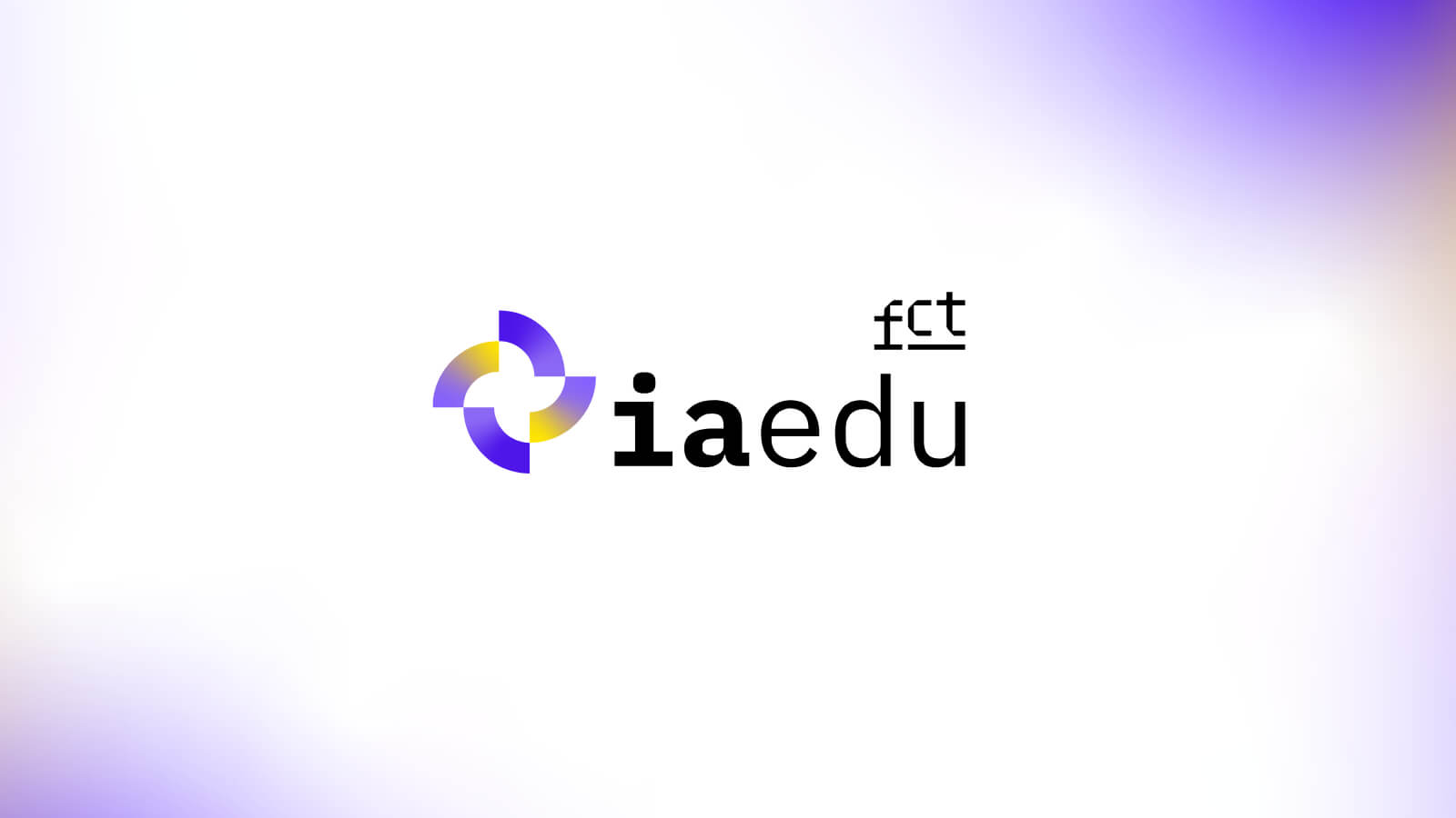 Imagem com o logotipo do iaedu
