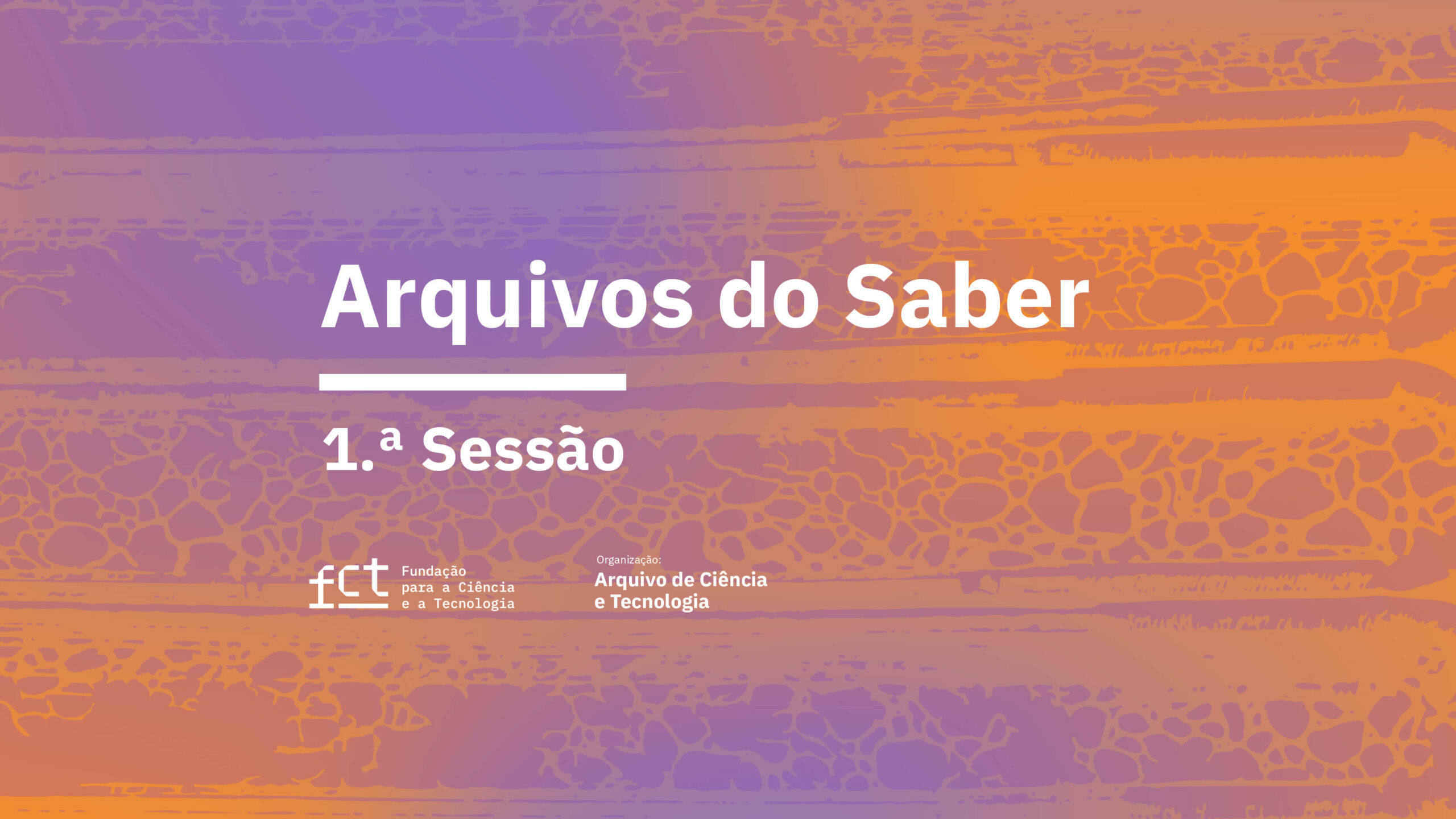 Imagem alusiva aos Arquivos do Saber 2026