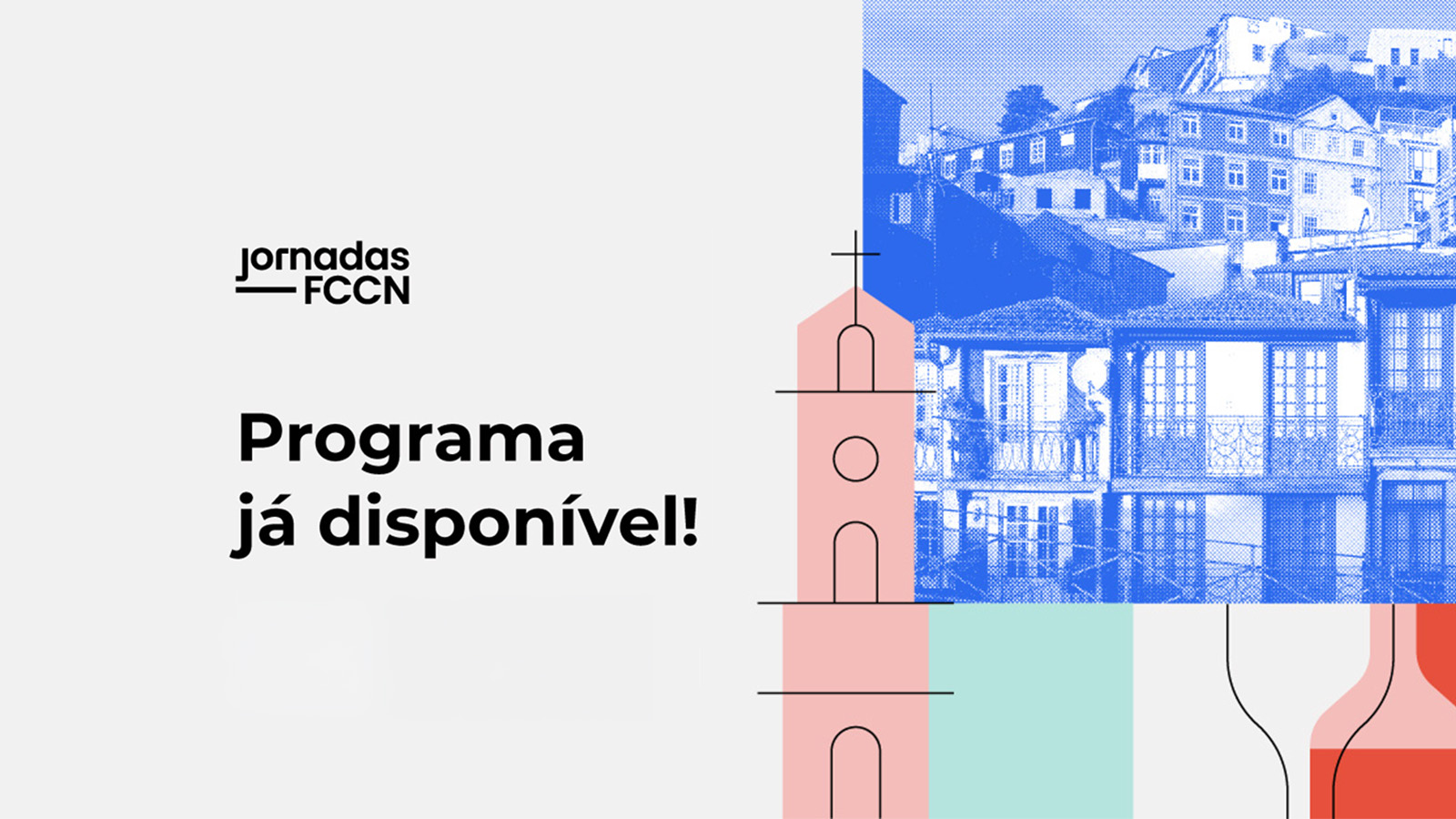 Imagem alusiva às Jornadas 2026 a informar que o programa já disponível