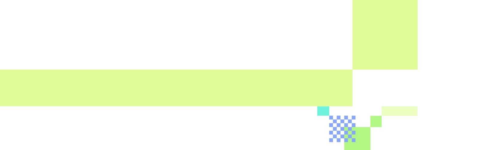 Banner com formas geográficas associado à AI2