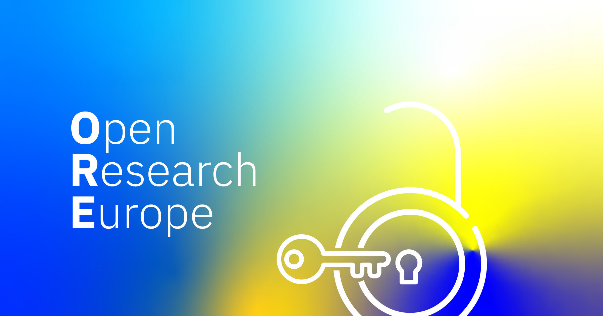Imagem com um cadeado aberto e uma chave relativo ao Open Research Europe