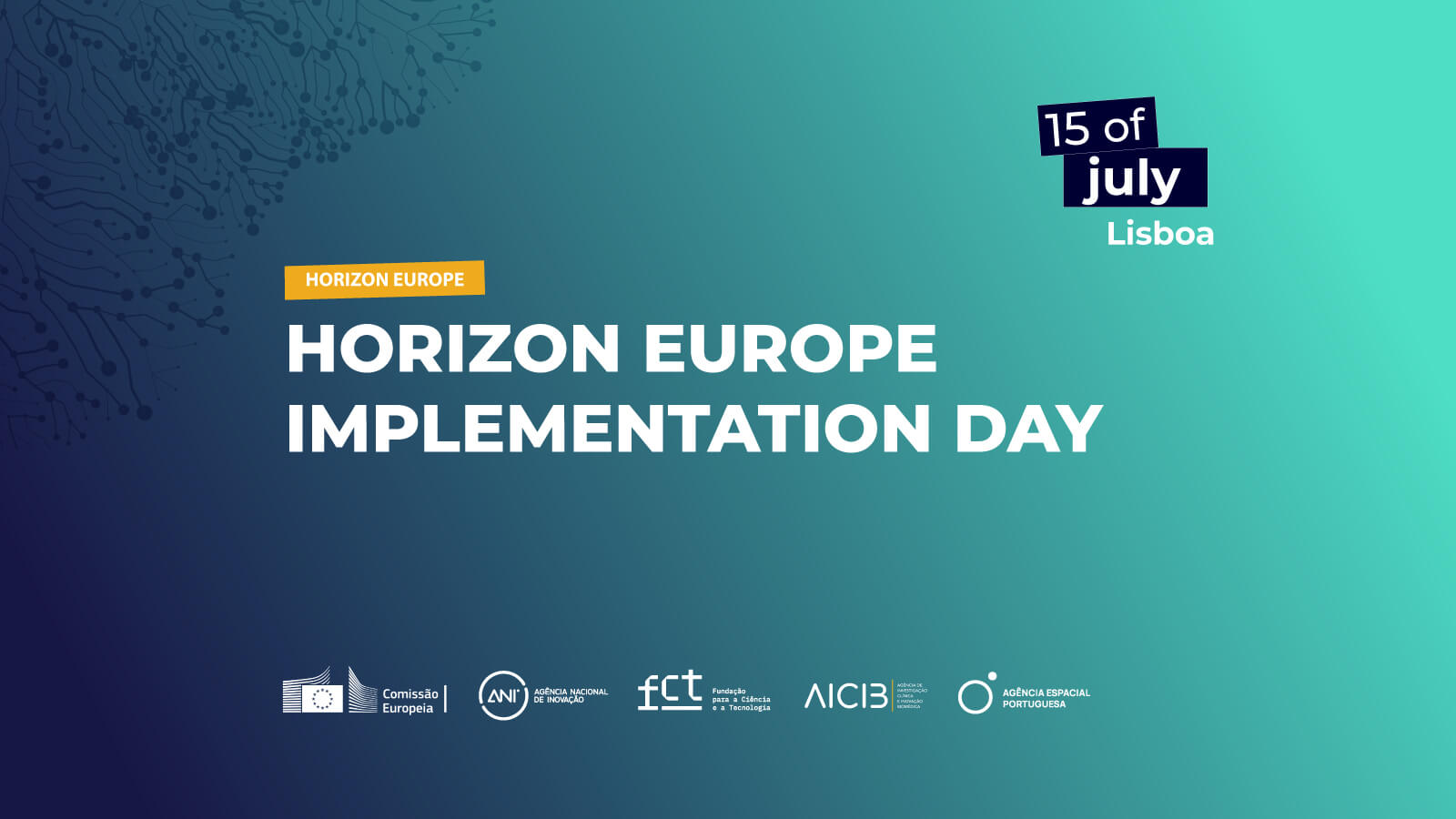 Imagem do evento "Horizon Europe Implementation Day" que decorre em Lisboa a 15 de julho de 2026