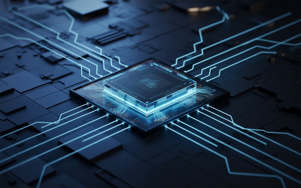 Representação de Chip e fluxo de energia